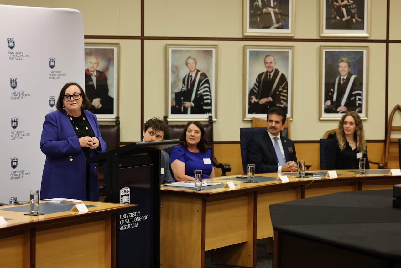 UOW Vice-Chancellor and President Professor Patricia M. Davidson officially launched the Vice-Chancellor’s Leadership Scholarship