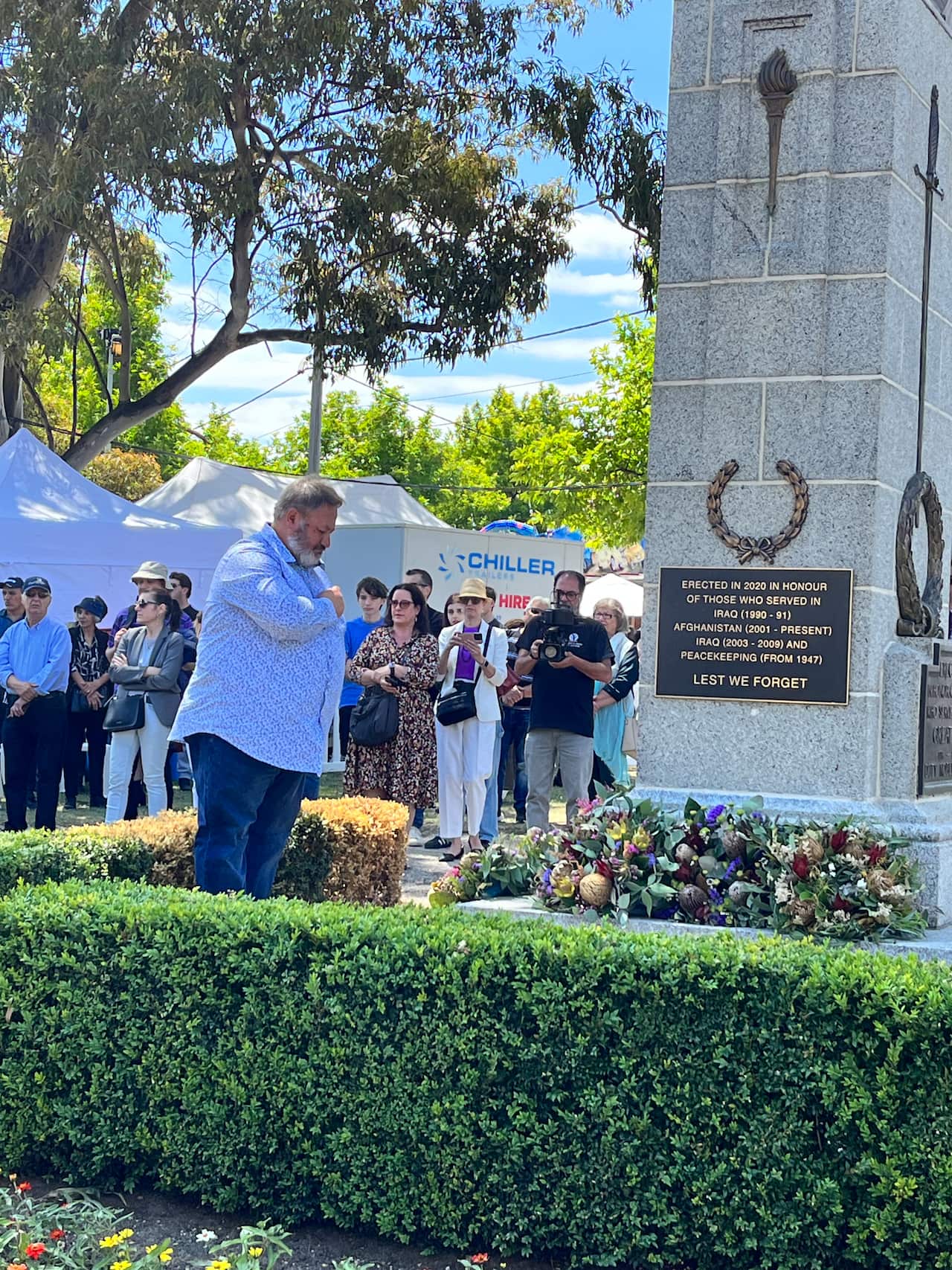 Hellenic RSL Secretary, Terry Kanellos 