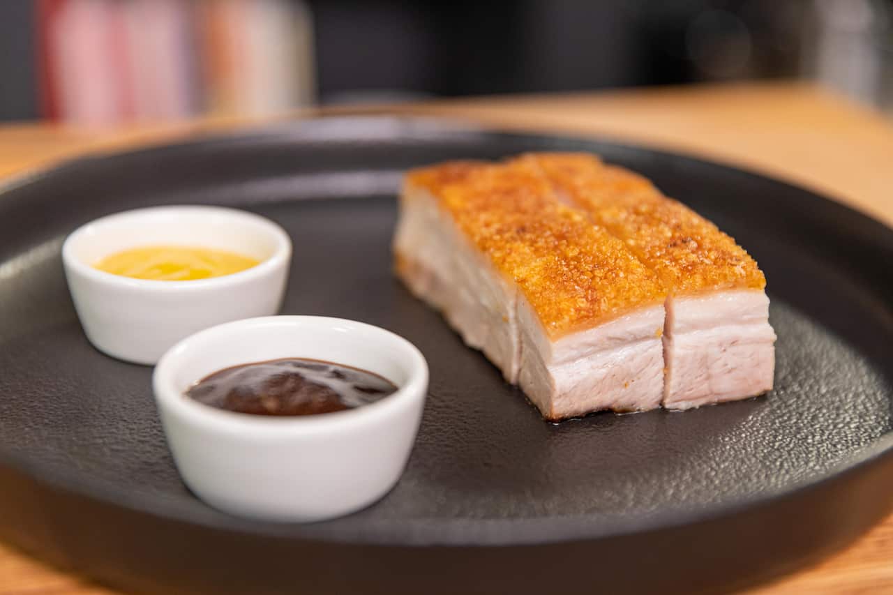 Air-fryer five-spice roasted pork belly