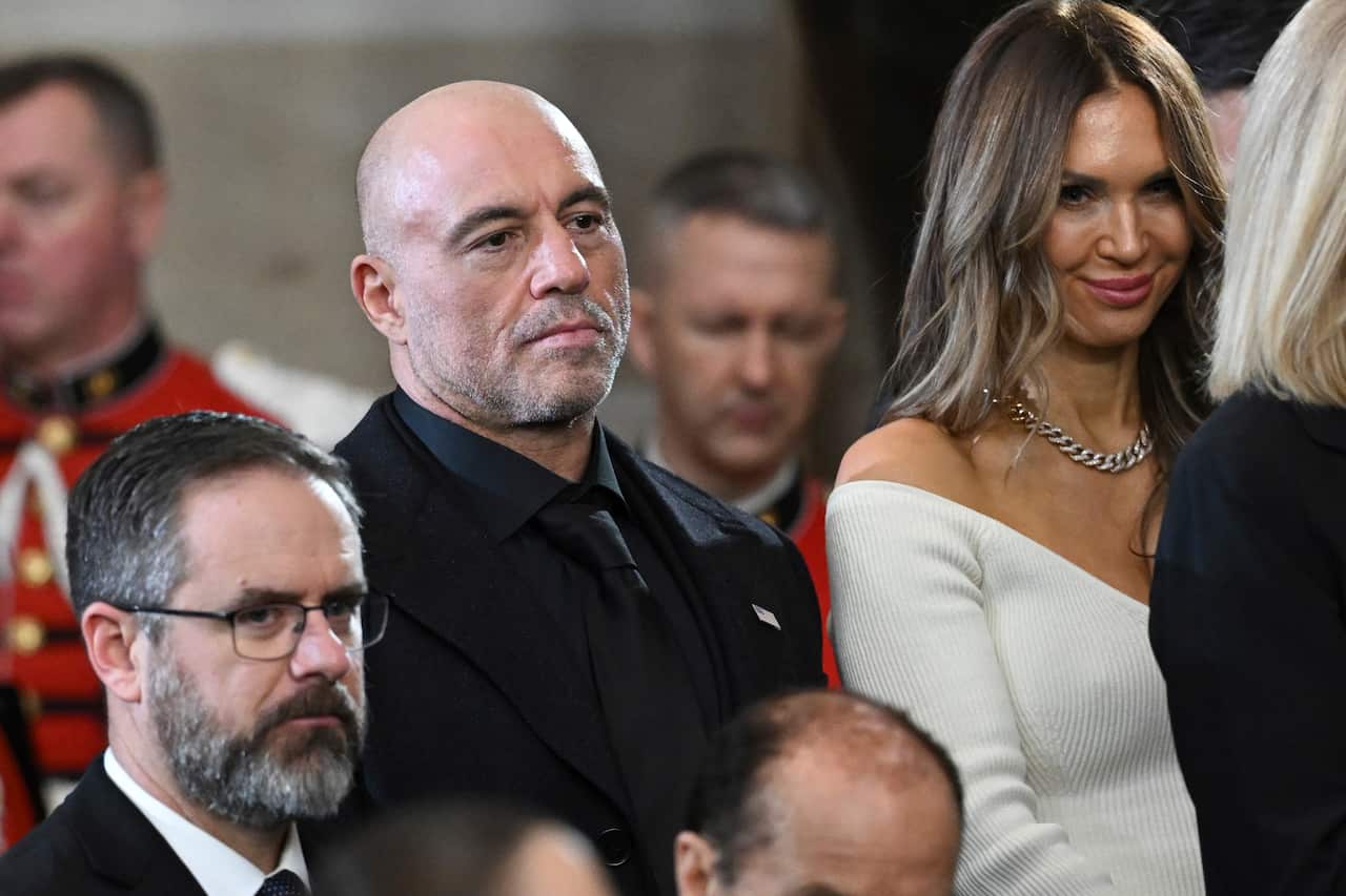 Joe Rogan at Donald Trump's inauguration.