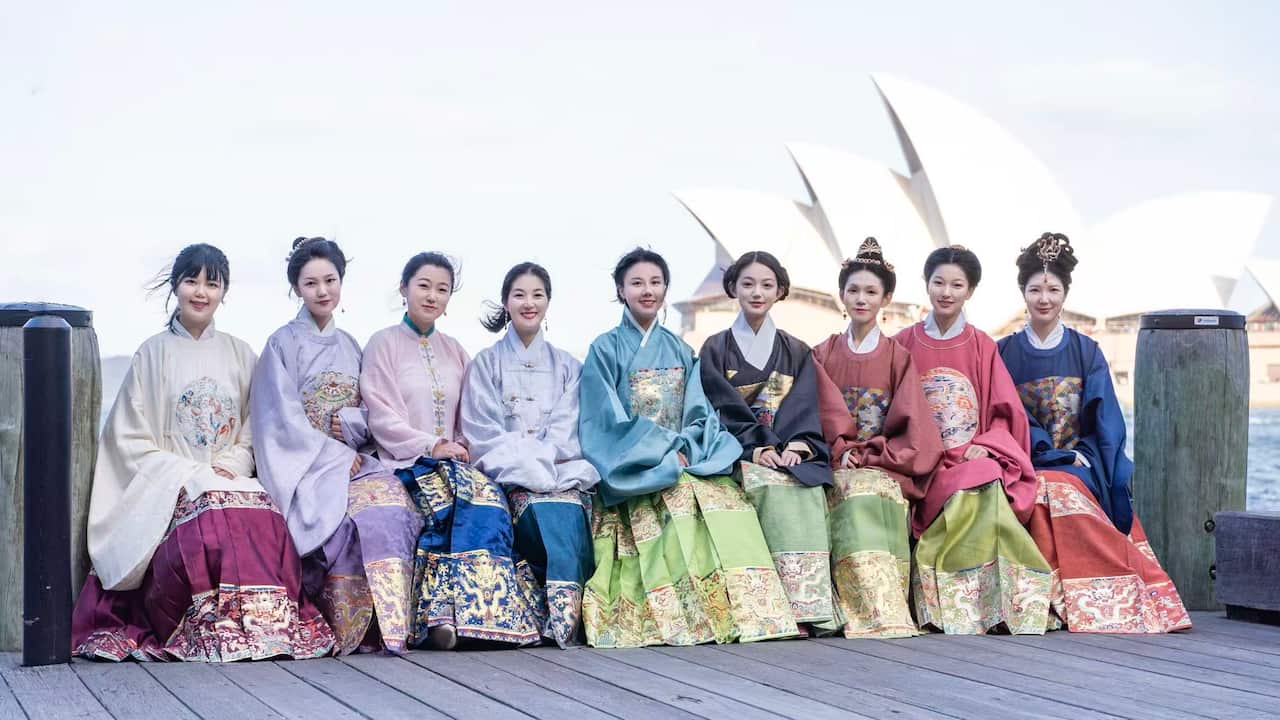 悉尼某汉服社演出剧照