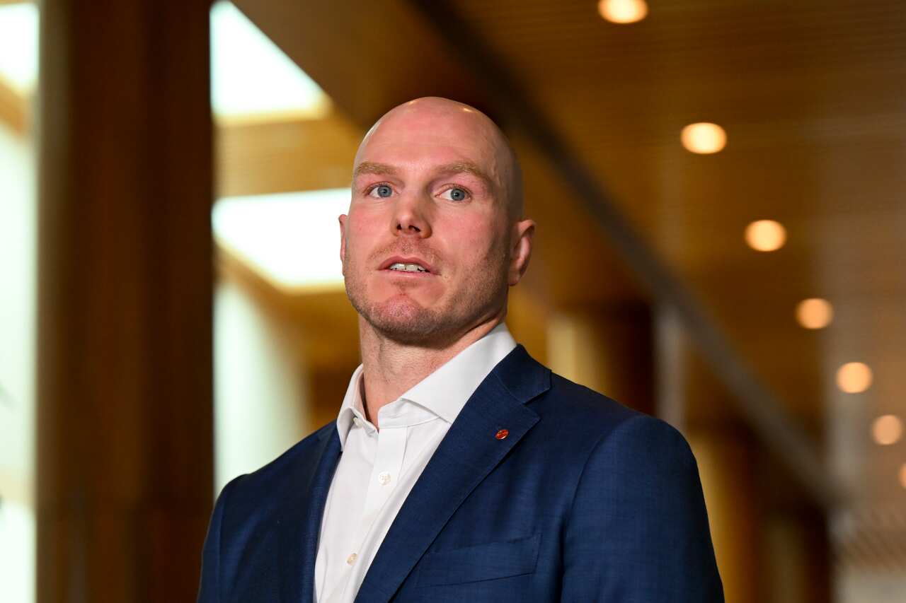 A bald man in a suit