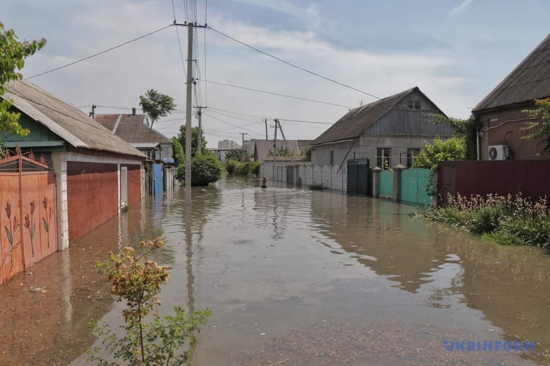 The Russian invaders blew up the Kakhovka HPP dam on June 6..jpg