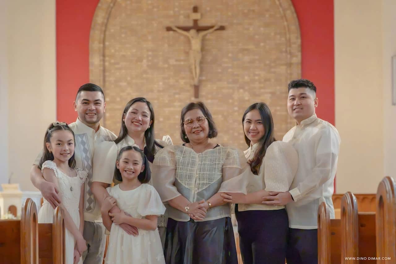 Deacon Don Gomez with family.