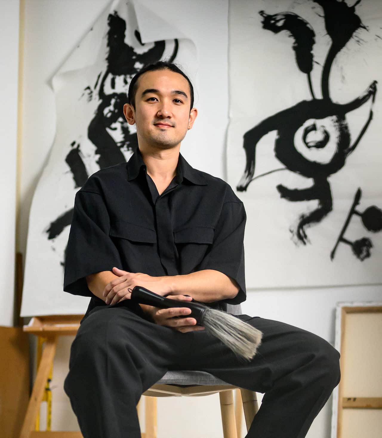 Chinese-Australian contemporary calligraphic artist, Bryan Mew,.png