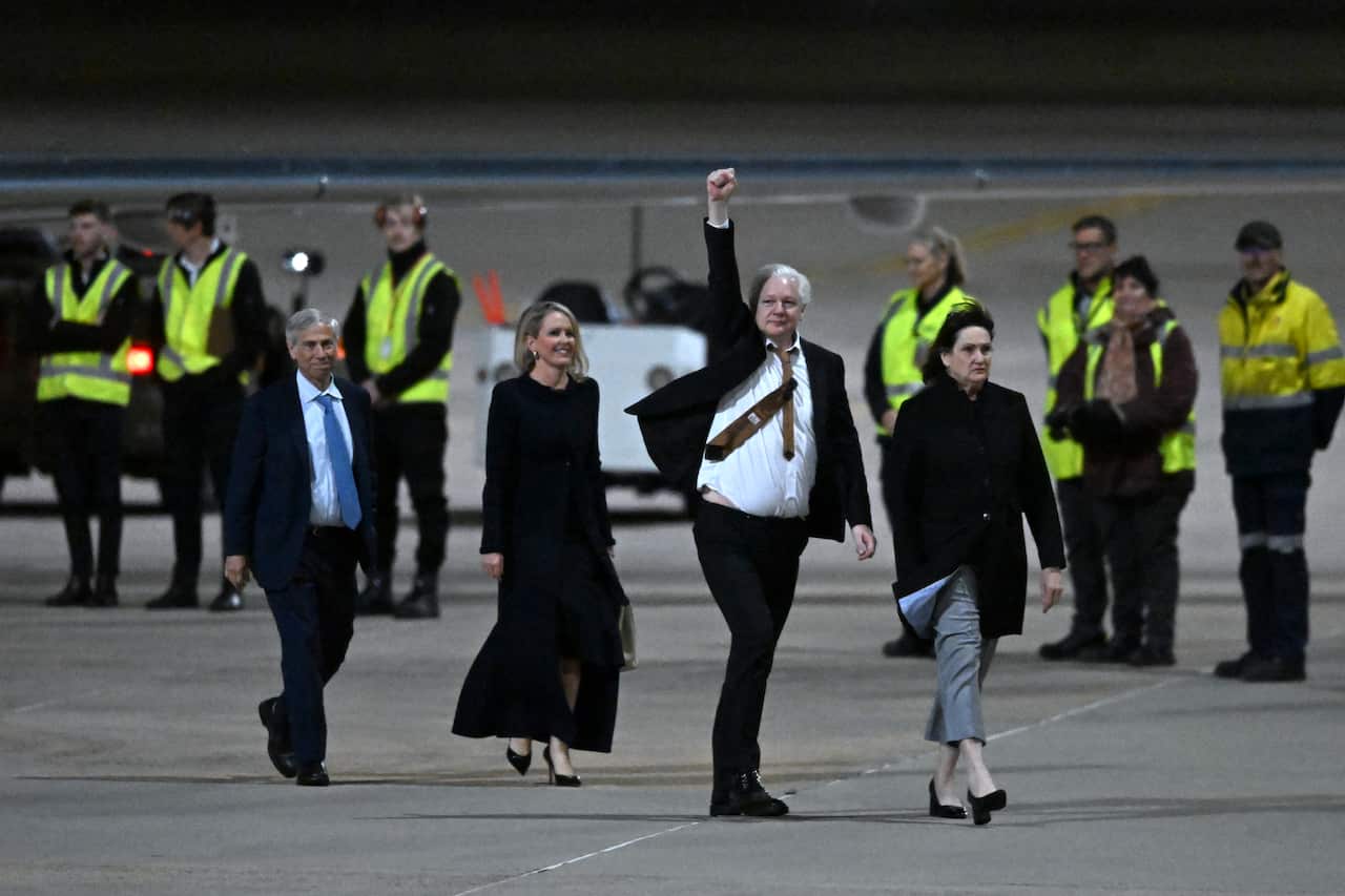 JULIAN ASSANGE RELEASE AUSTRALIA