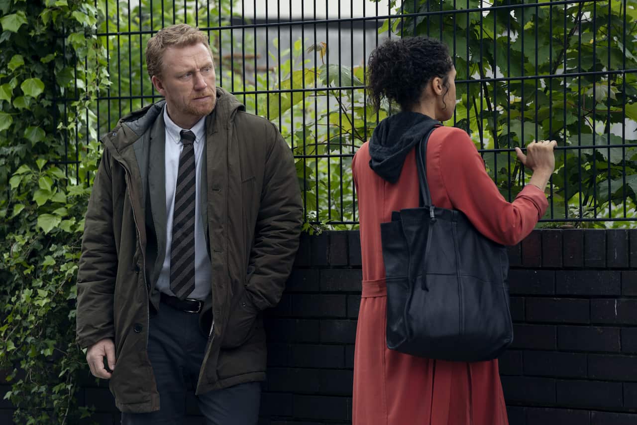 Chris O’Neill as Kevin McKidd and Michelle O’Neill as Vinette Robinson in 'Six Four'.