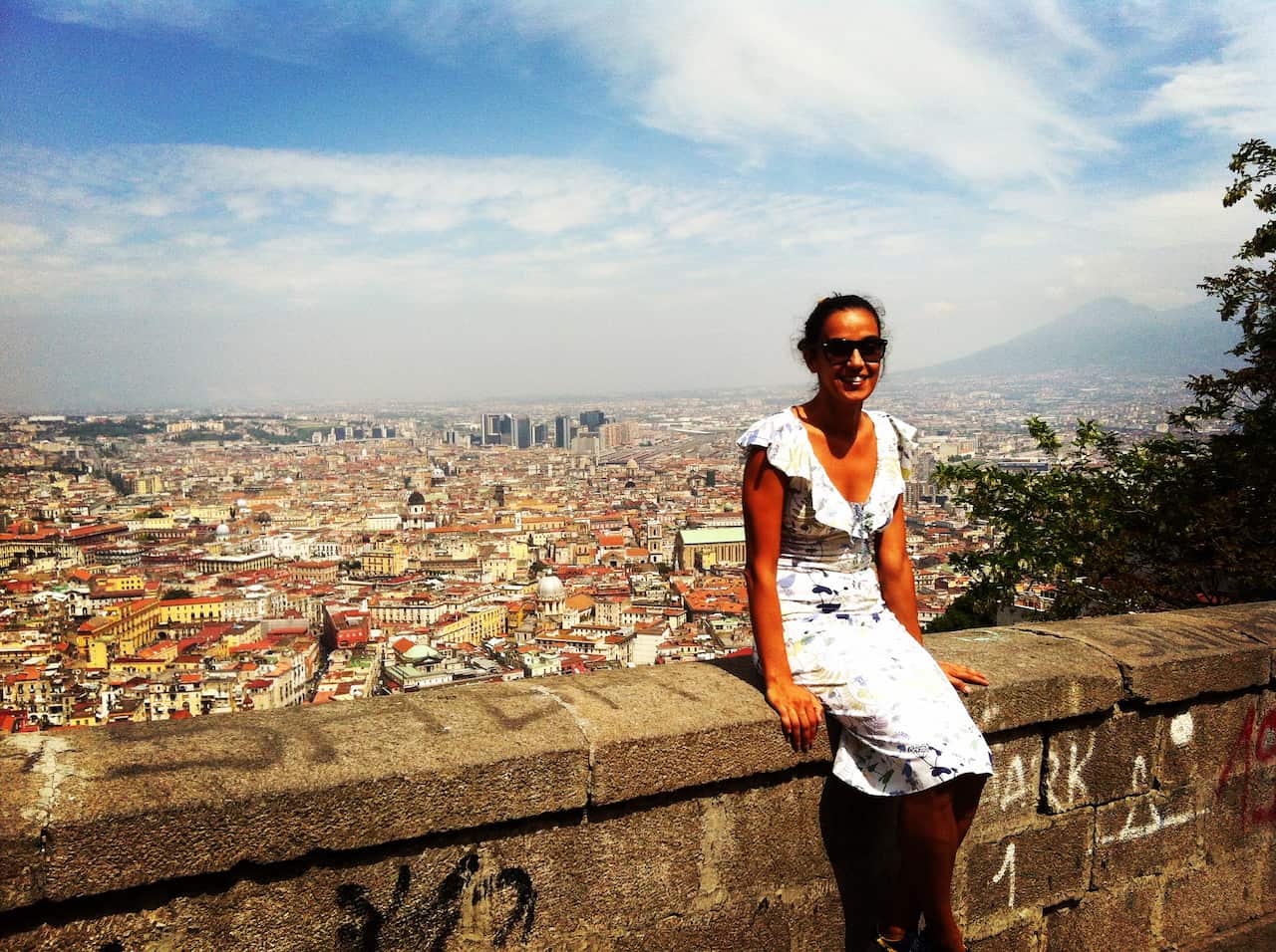 Alessandra in Naples in 2015