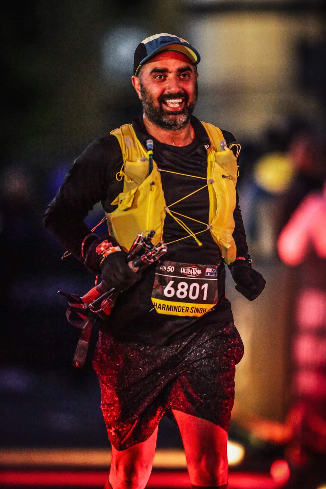 harminder singh during a running event