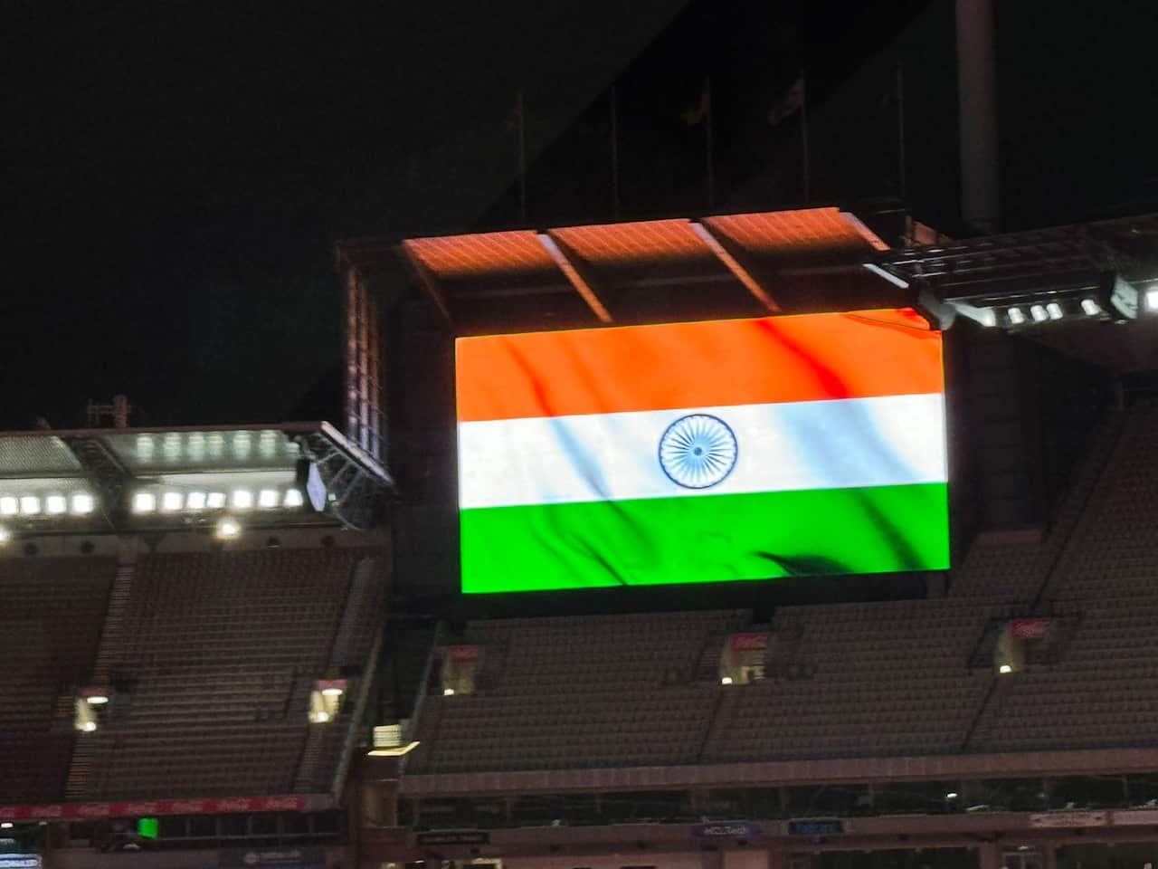 Indian independence day celebration in Melbourne. Credit: Cricket Australia