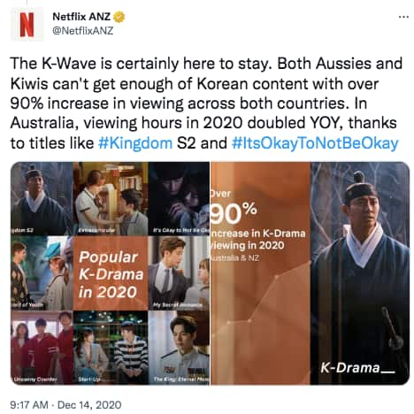 Korean content on Netflix