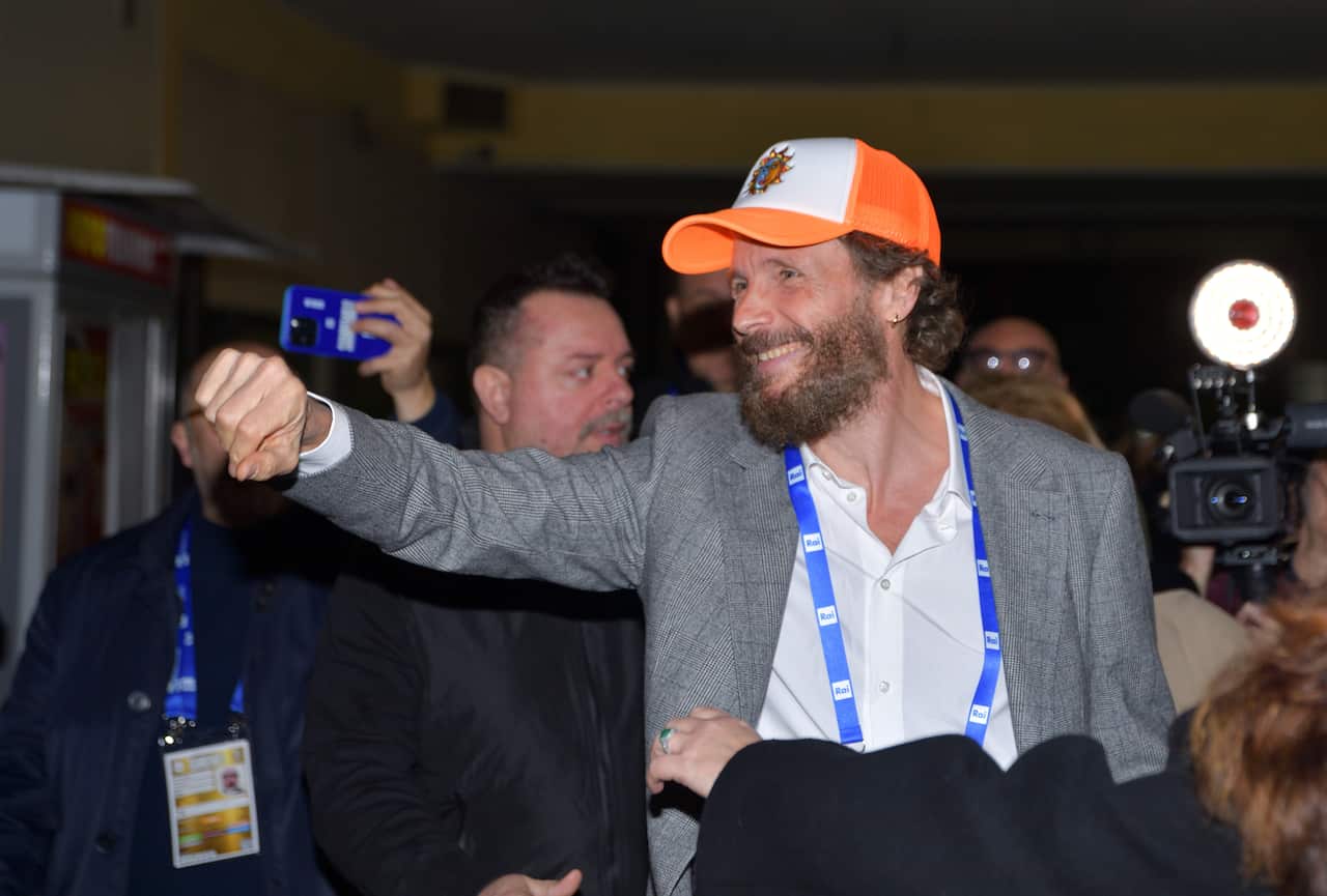 Rehearsal day at the Ariston for the Sanremo Festival 2025