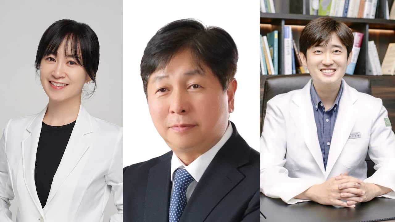 From left to right: Pediatric psychiatrist Dr Yeon-Kyung Jung, Professor Ji-tae Kim, Dr Sung-Yeol Park. Credit: SBS Korean