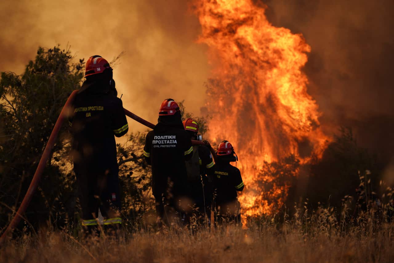 GREECE-ENVIRONMENT-WILDFIRE-WESTERN ATTICA
