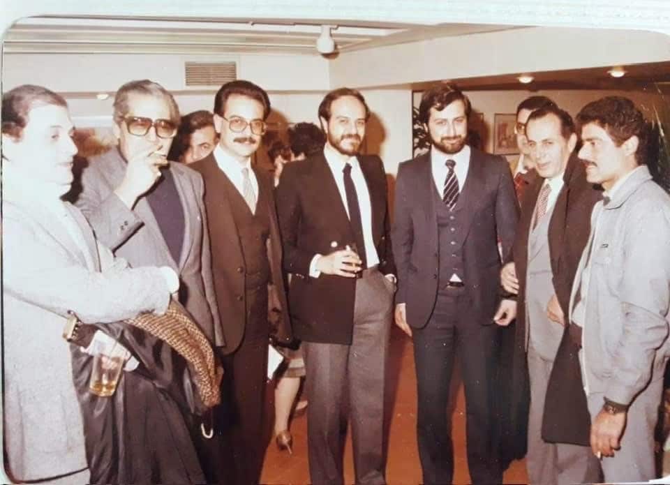 Raymmond old Photo with wellknown persons in Lebanon 70's.JPG