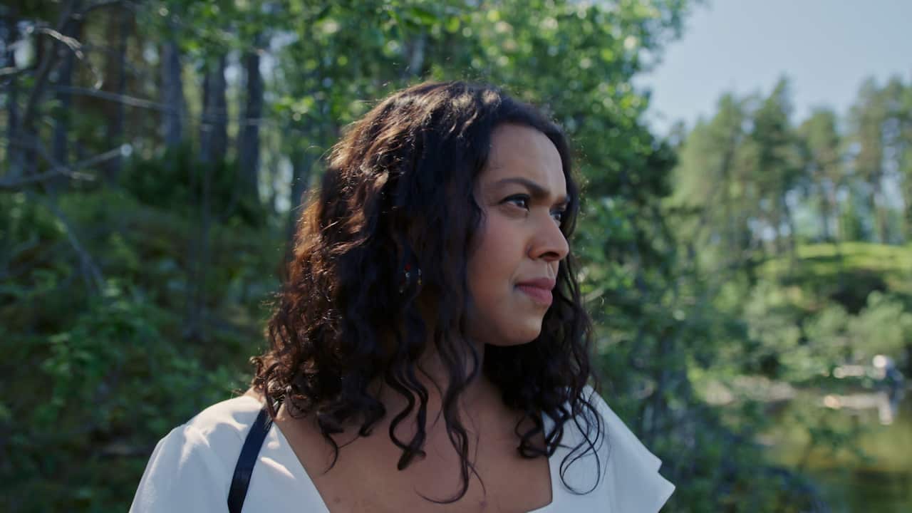 Kamzy Gunaratnam on Utøya Island.