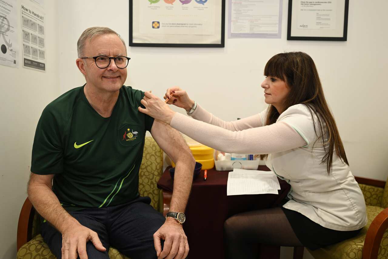 ANTHONY ALBANESE COVID VACCINATION