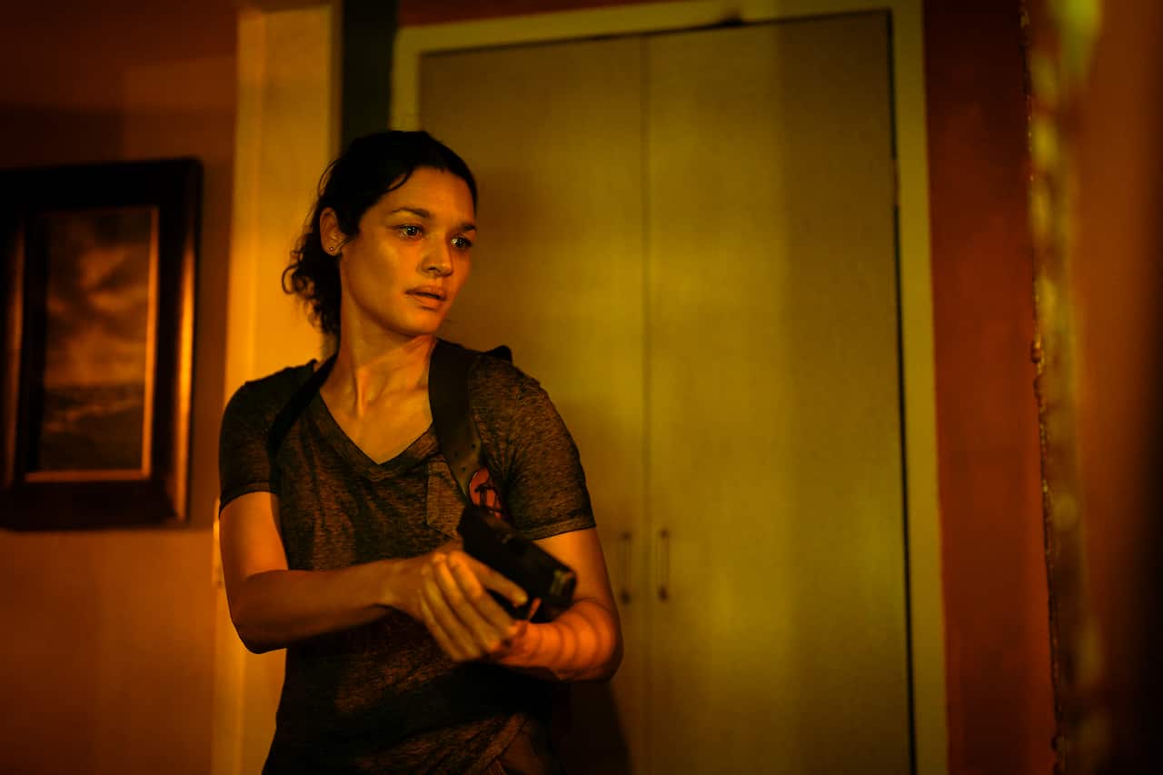 Kim Engelbrecht as Reyka in 'Reyka' season 2.