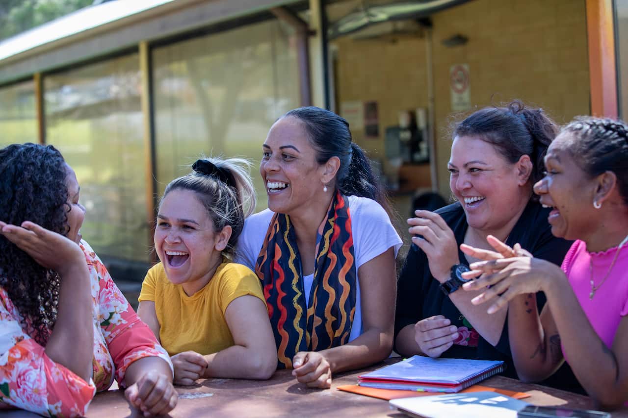 Teacher And Her Female Students
