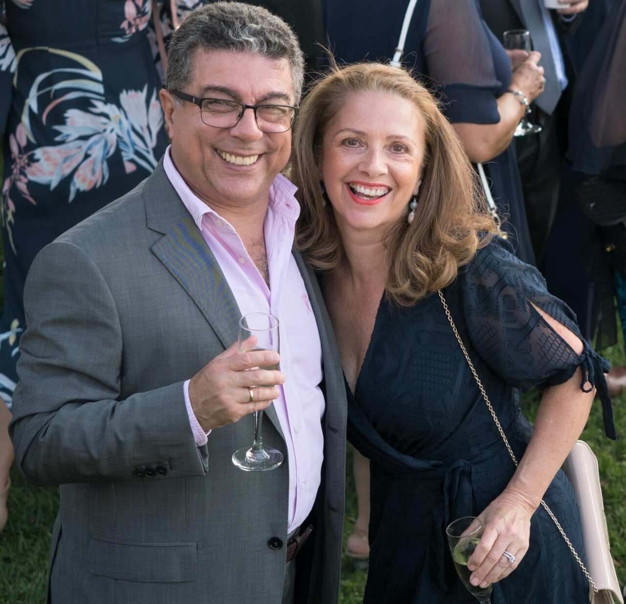 Michel Roussos and his Australian wife Sue