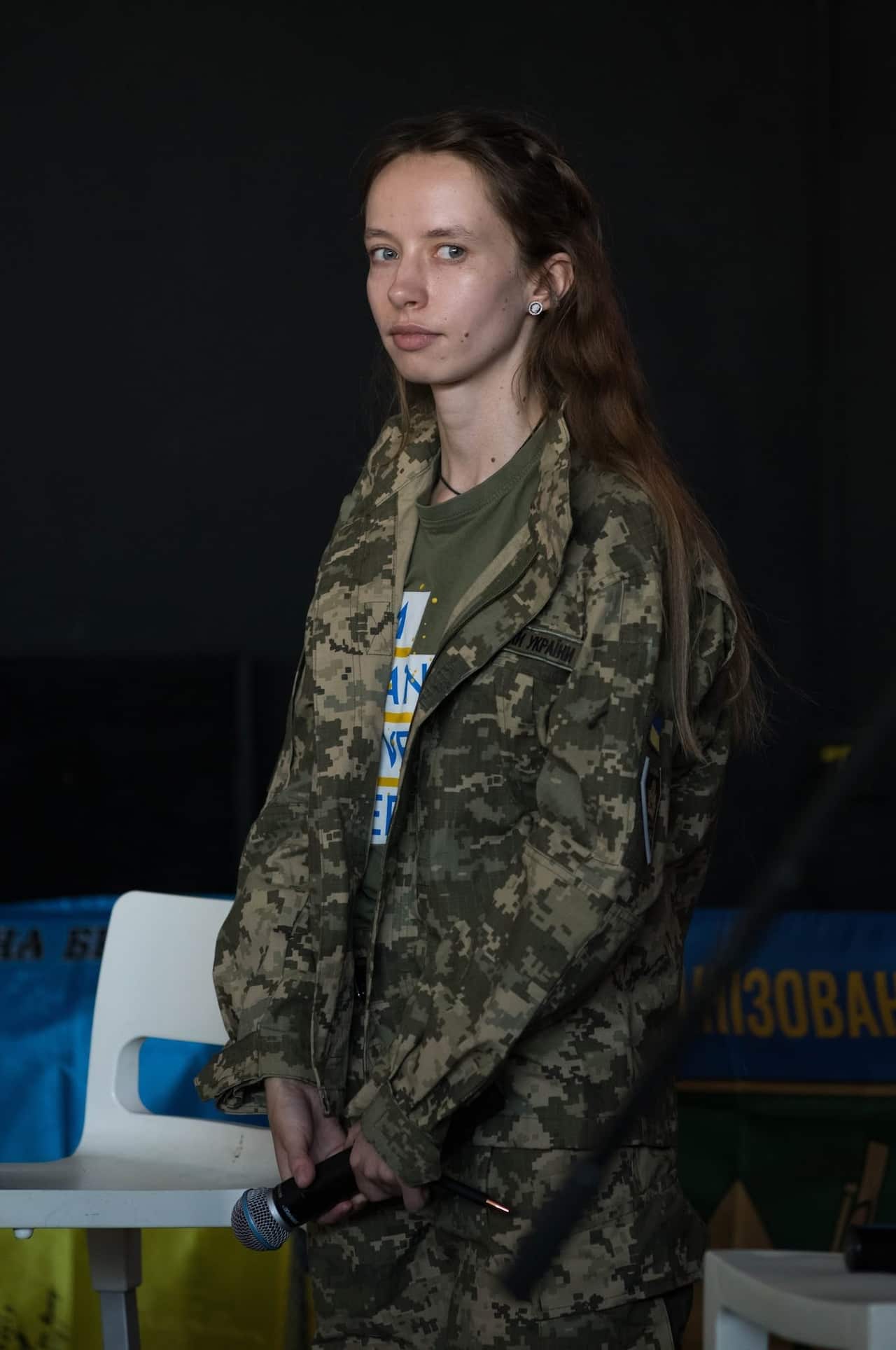 Viktoriia “Malvina” was the keynote speaker at the Ukrainian Independence Day event on 23 August at North Bondi RSL.pg