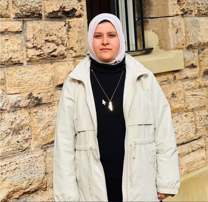 Zuhria Al Hattab, 34, fled Gaza for Australia in 2024. Now rebuilding her life in Perth, she hopes for the chance to stay for good..png