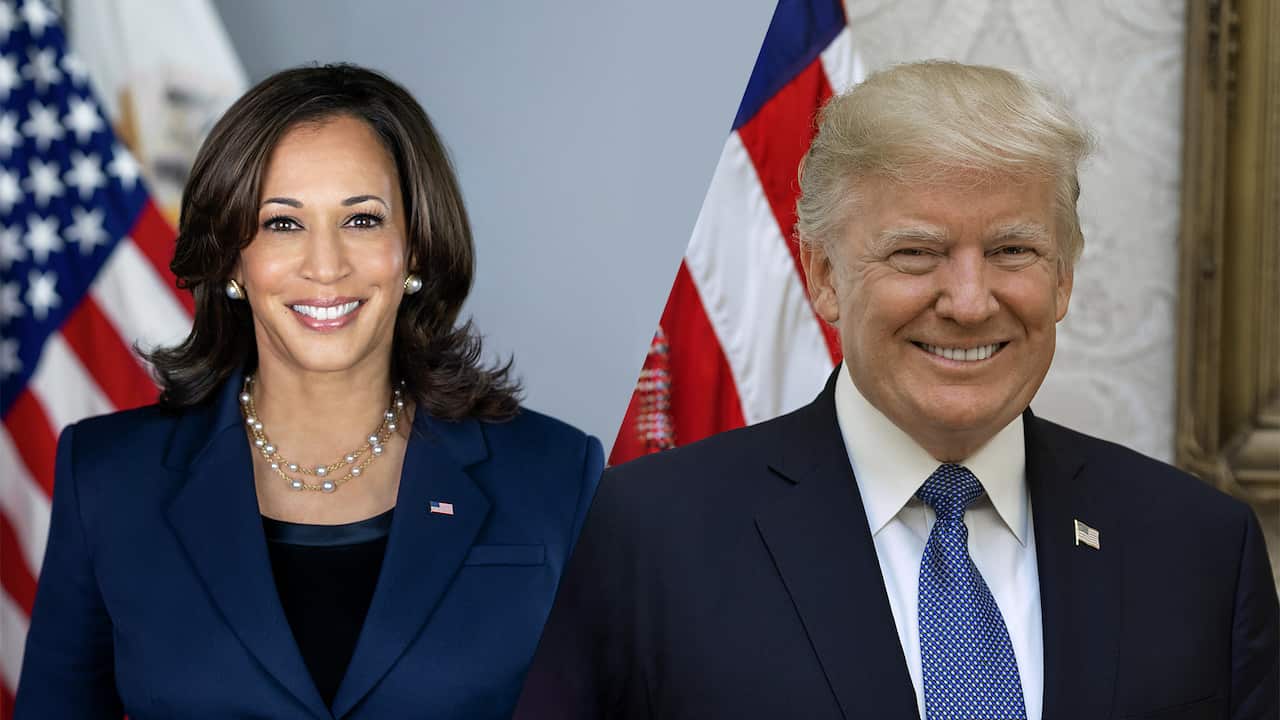 Vice President Kamala Harris and former President Donald Trump.