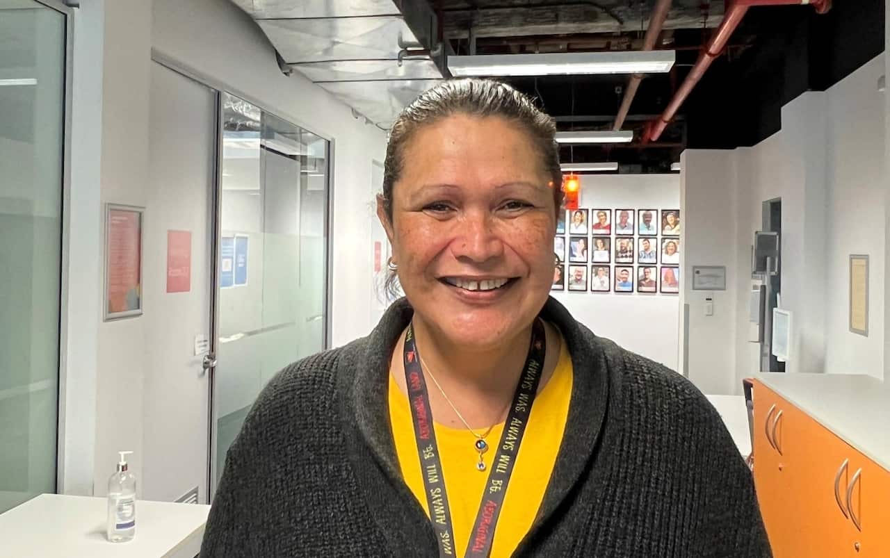 Portrait of Ymania smiling 