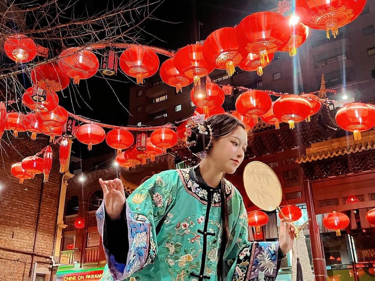 Hanfu girl in Melbourne Chinatown