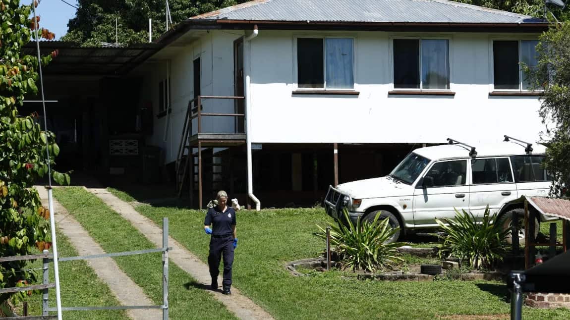 The Love Street home in Mareeba where a man was shot dead by police on Saturday afternoon.