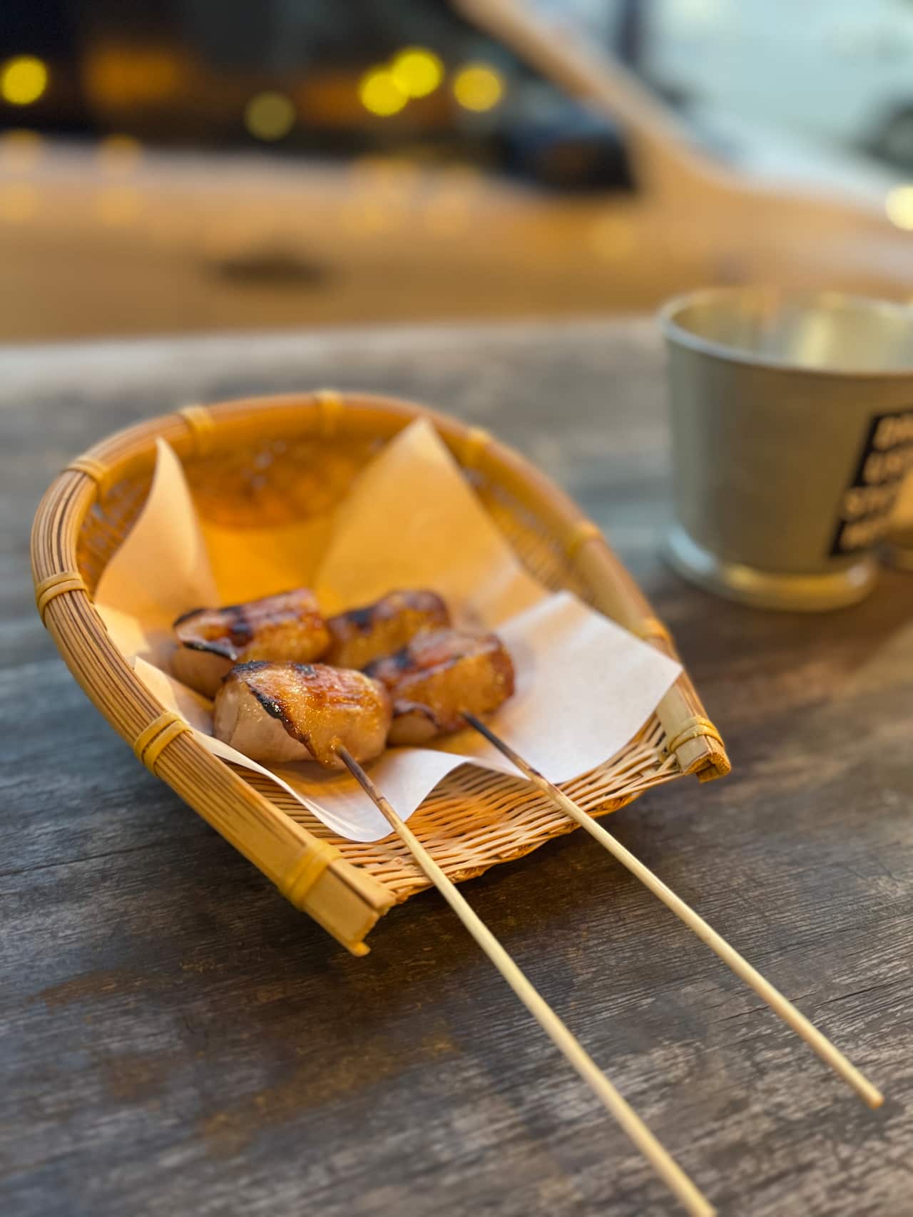 Bacon wrapped lychee skewers The Skewer Bar.jpg