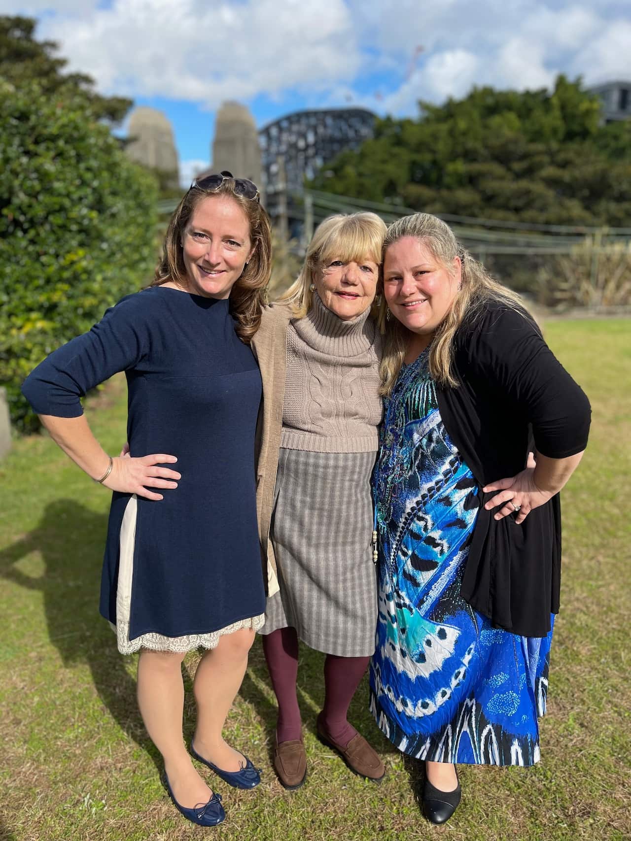 Terri Piccioli with her daughters Barbara and Cristina.