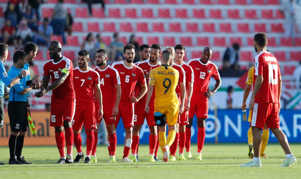 Emirates Soccer AFC Asian Cup Australia Palestine