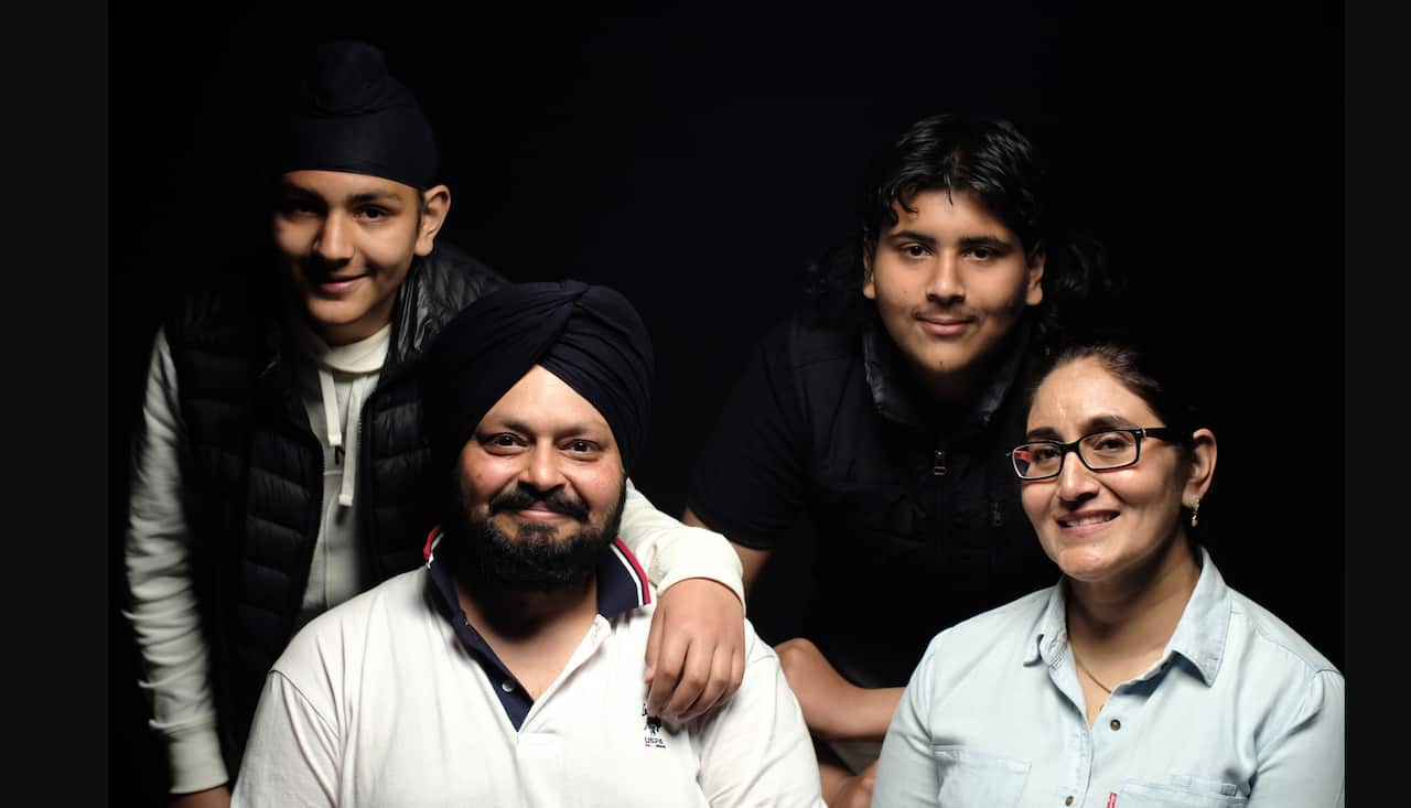 The Singh family from the new SBS series, Meet the Neighbours