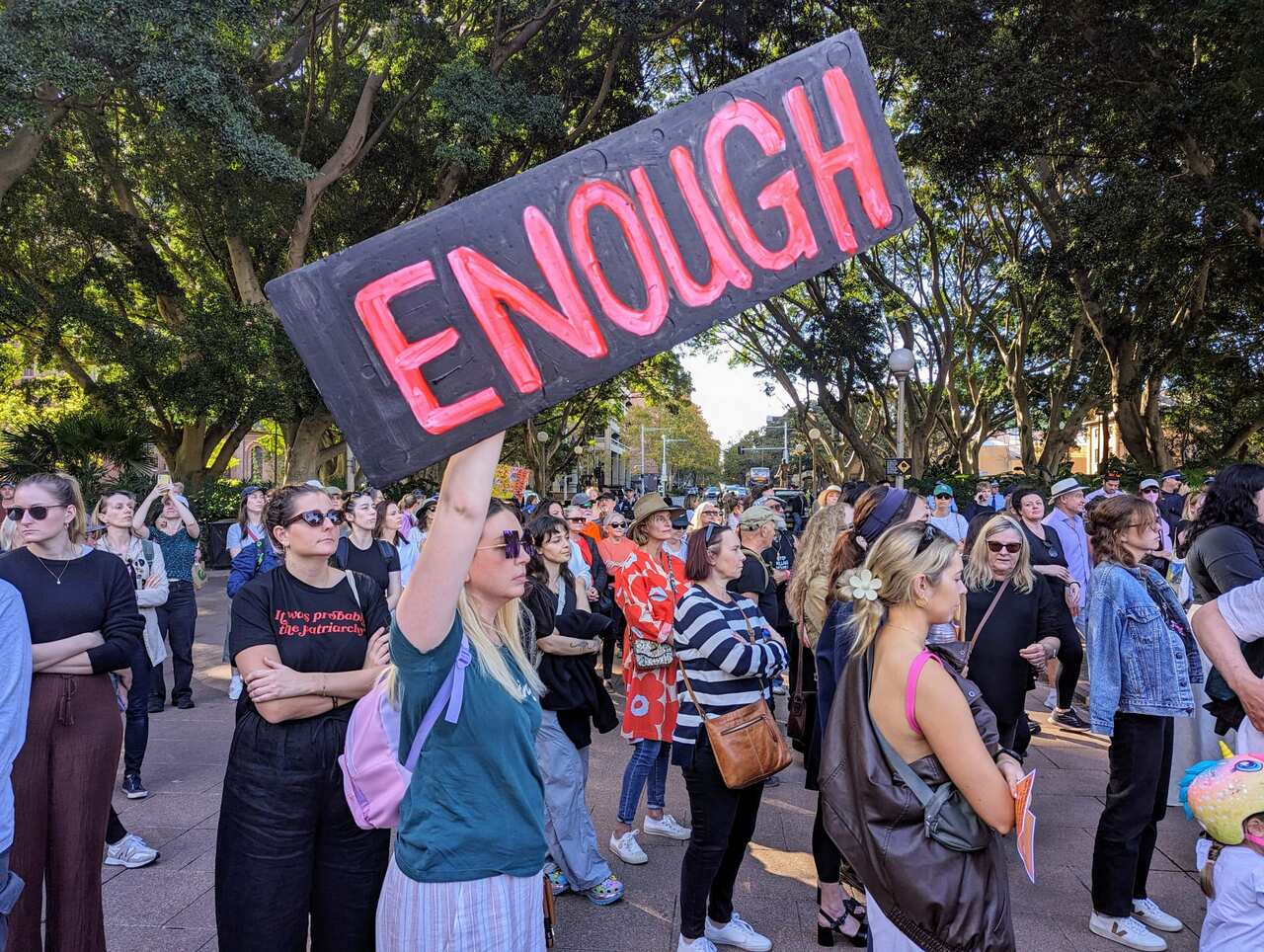 (Sydney) anti-violence against women rally — Photo by Richelle Harrison-Plesse 