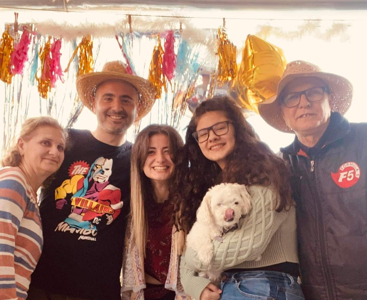 Group photo of a family