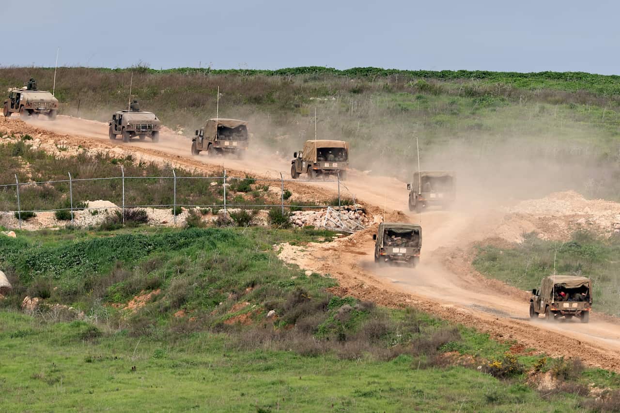 Israeli forces increase presence along the border with Lebanon