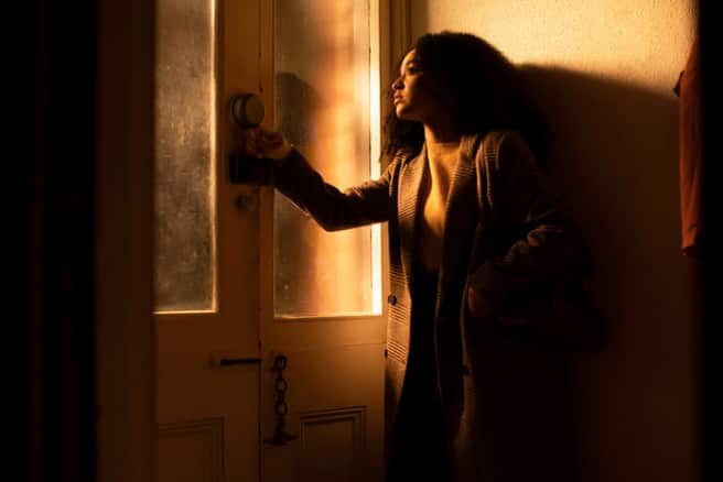 Aisha Dee in gripping new thriller 'Safe Home'.