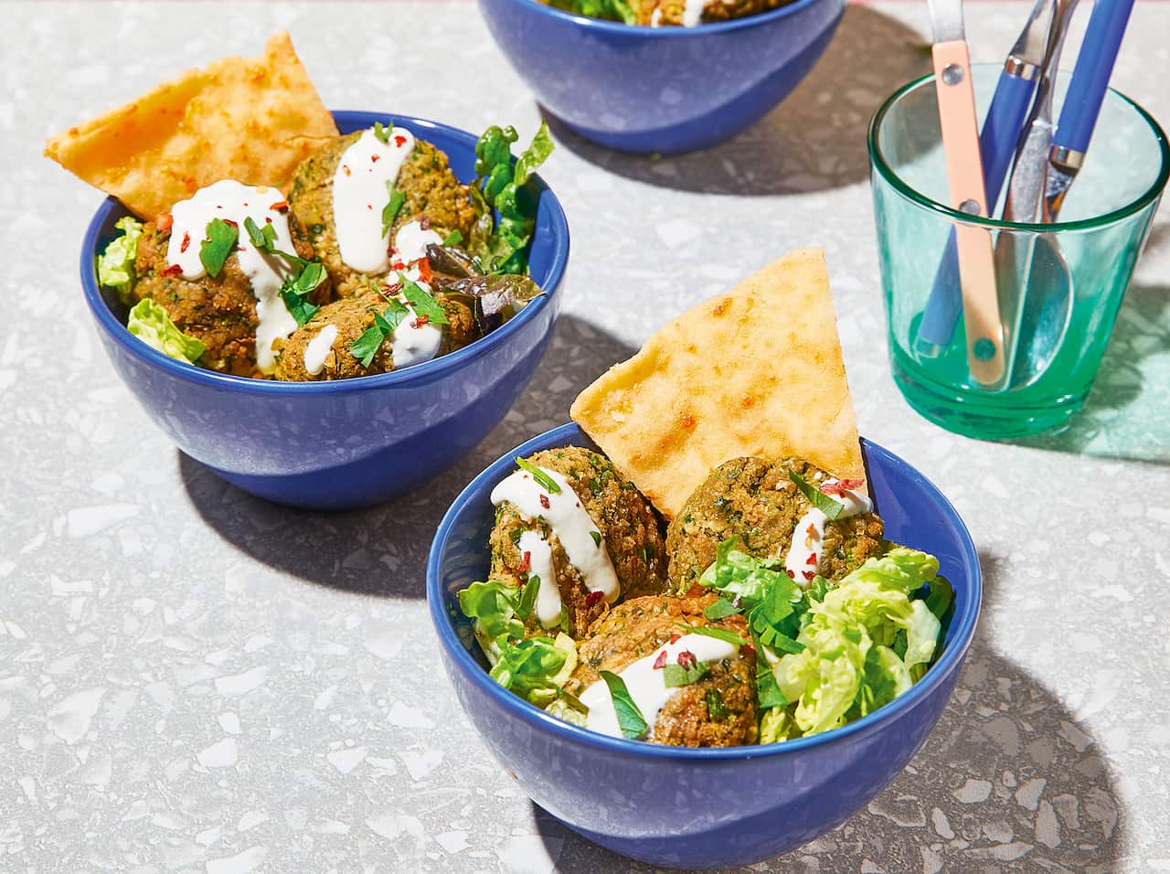 Gluten-free air-fryer falafel