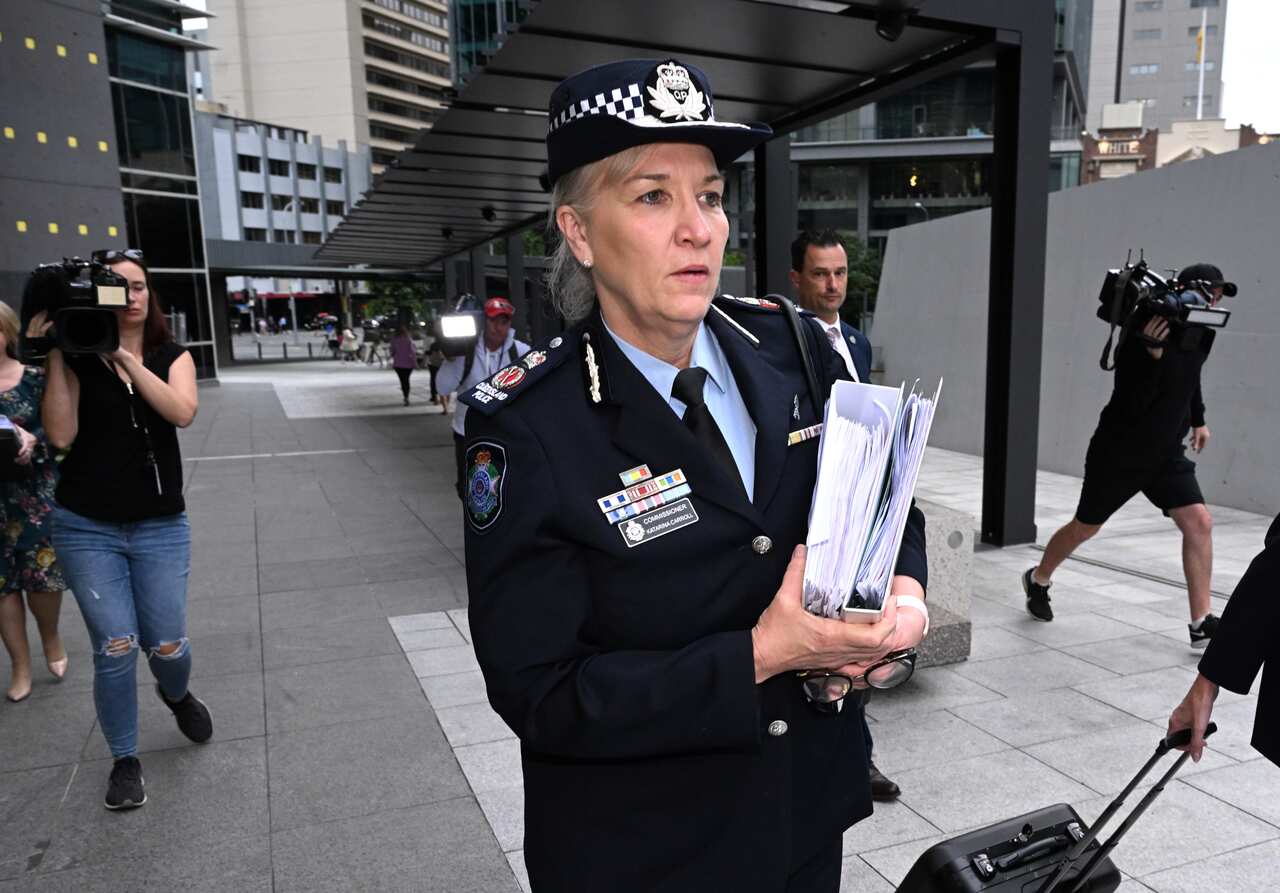 Queensland Police Commissioner Katarina Carrol in uniform