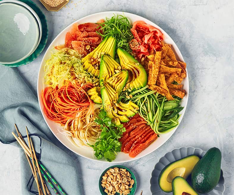 Prosperity salad with Shepard avocado