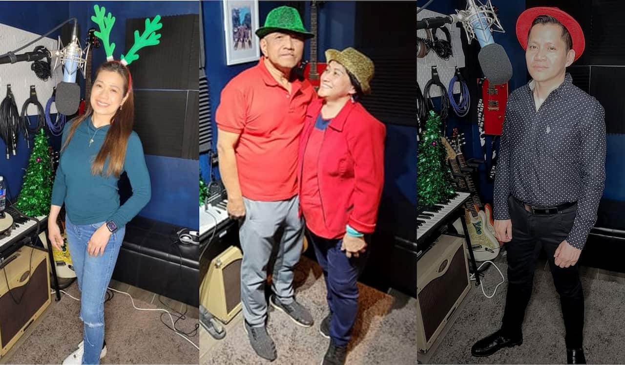 Members of Filipino Sydney Press, Paola Llorando, Gerry and Josie Musa and Rado Gatchalian