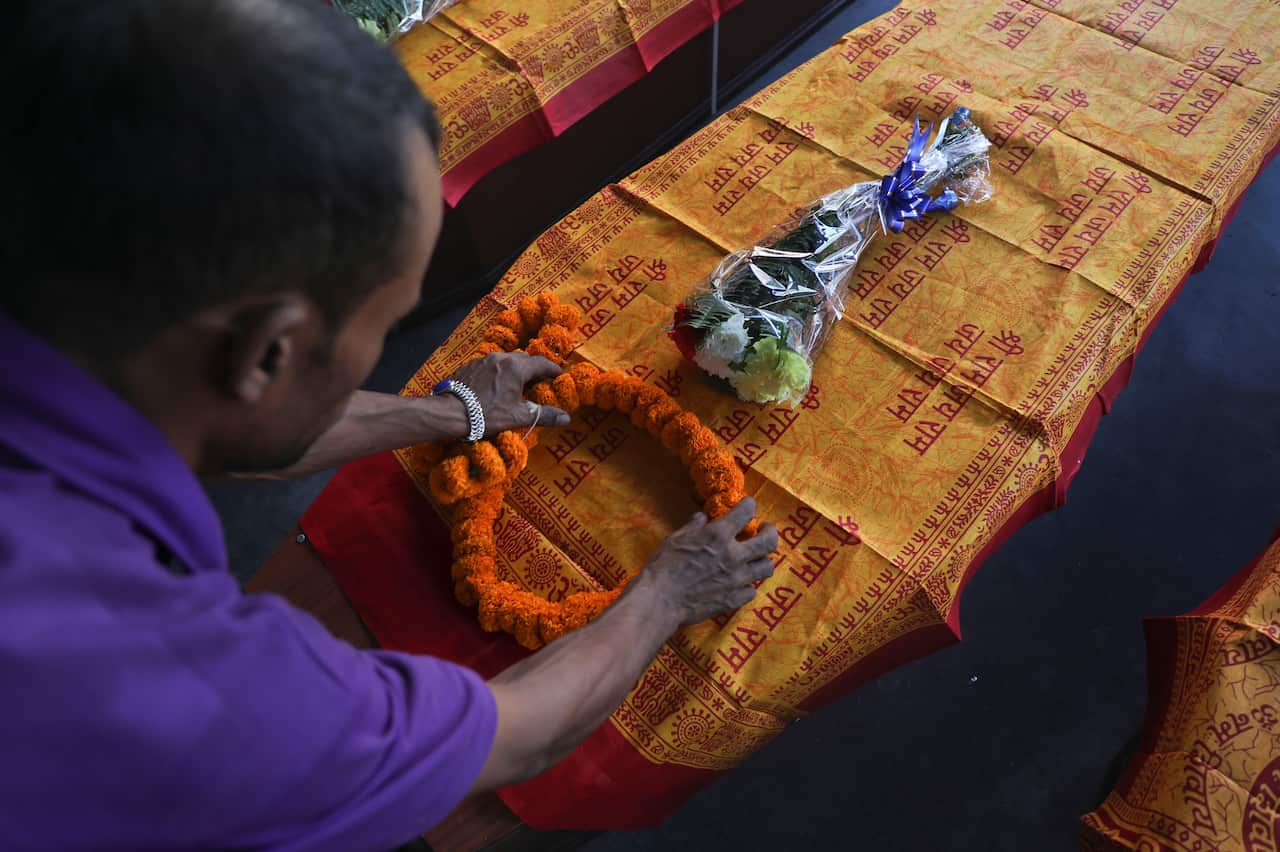 Nepal Casket Coffin dead body