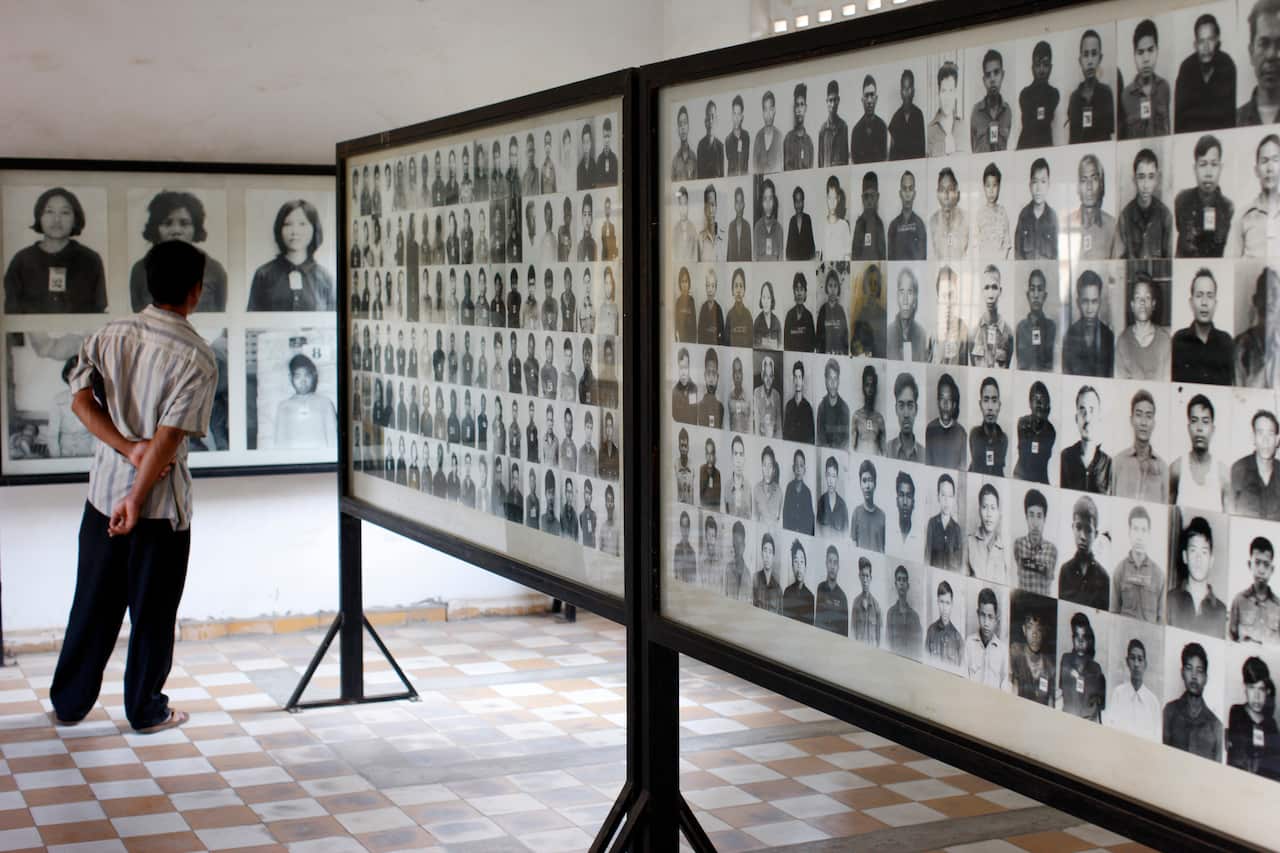 The Tuol Sleng Genocide Museum in Phnom Penh