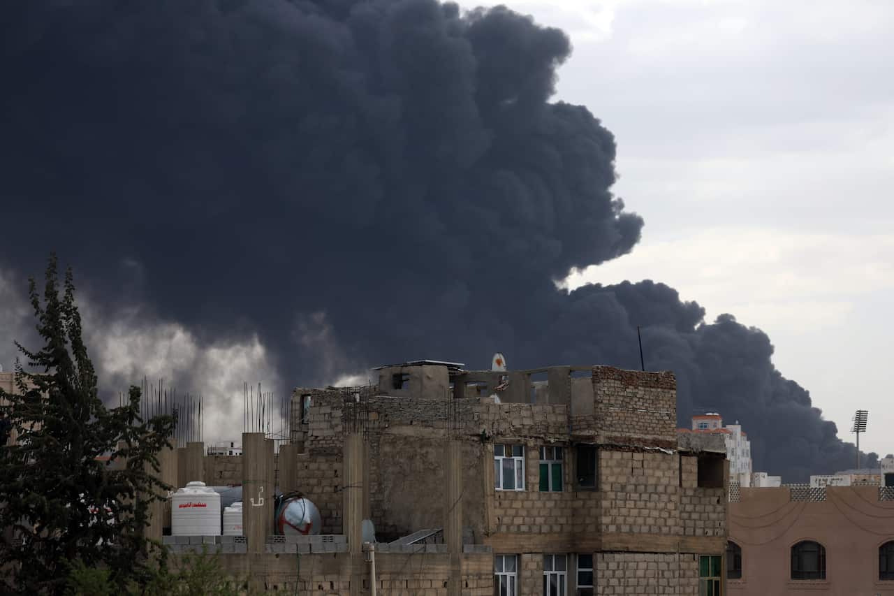 Israel airstrikes target positions in Sana'a