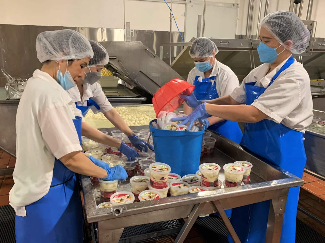 Workers at Provedore Group in Melbourne