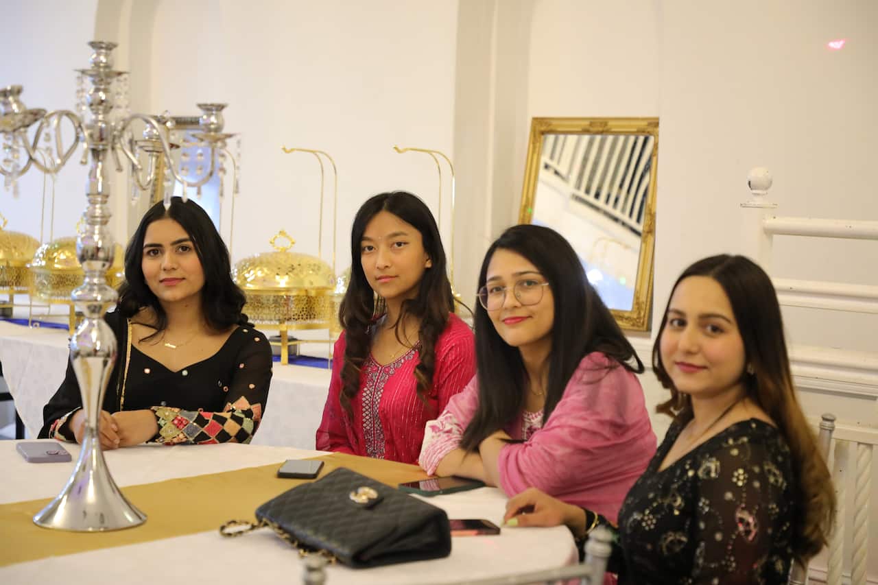 Attendees at the Teej event in Sydney.