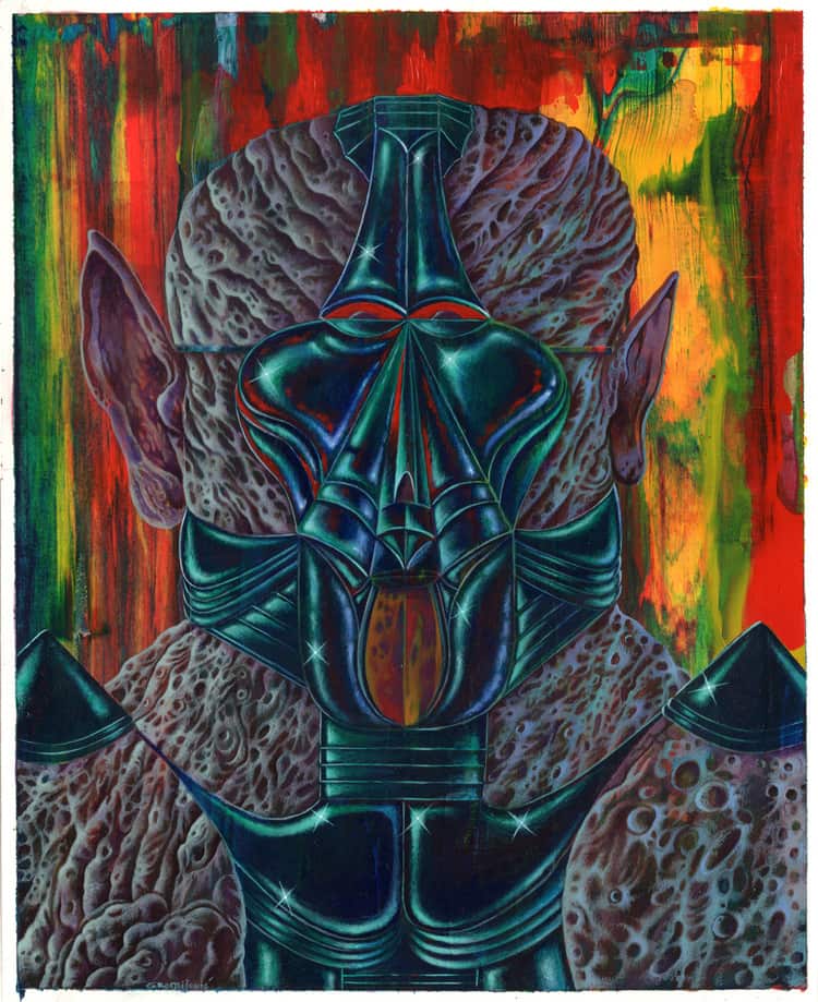 The Creator (akril na papiru) 2022 - Davor Gromilović