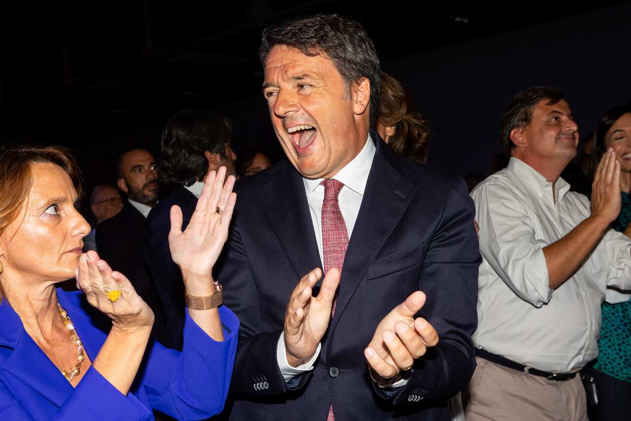 Launch of the campaign of the Terzo Polo ahead of Italy's September 25 general elections