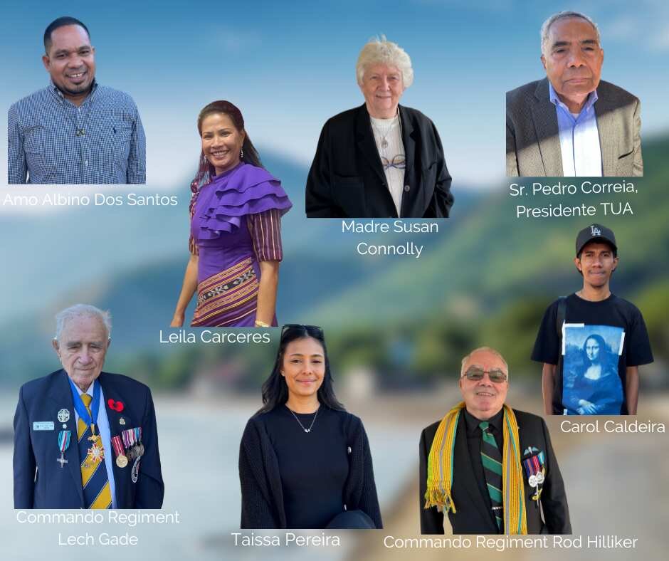 Komunidade Timor-oan balun iha Sydney ho Australianu sira ne'ebe halo amizade ho Timor-oan sira.